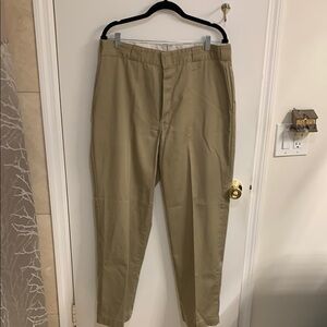 Dickies Tan Classic Straight-Leg Pants in Size 36 by 32